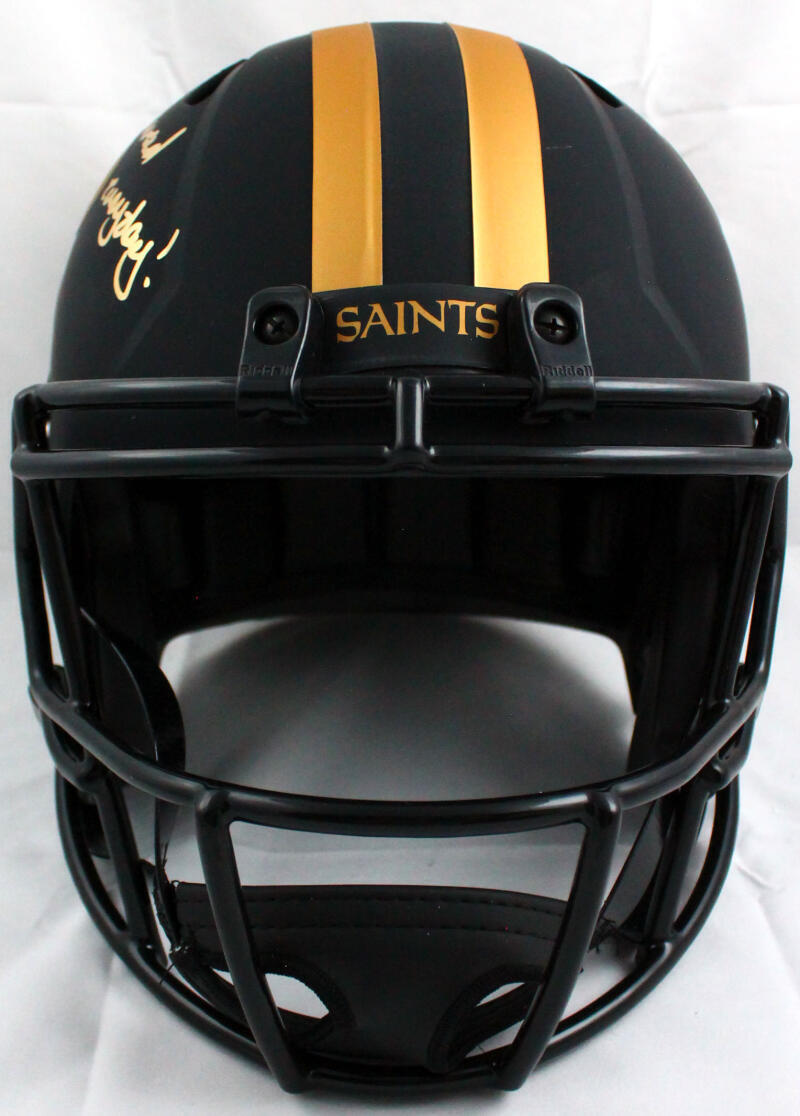 Ricky Williams Signed Saints F/S Eclipse Speed Helmet w/SWED-Beckett W Hologram