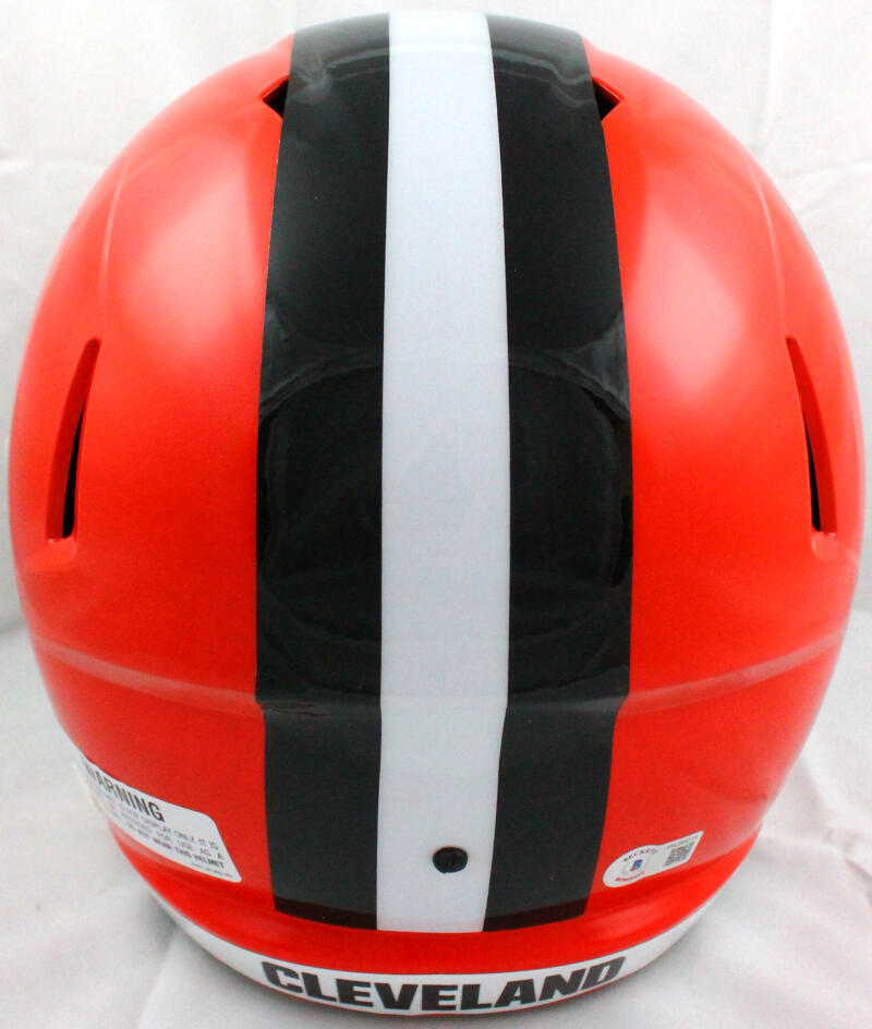 Amari Cooper Autographed Cleveland Browns F/S Speed Helmet-Beckett W Hologram