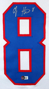 O.J. Howard Autographed White Pro Style Jersey-Beckett W Hologram *Silver