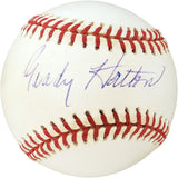 Grady Hatton Autographed Official MLB Baseball Boston Red Sox, Cincinnati Reds PSA/DNA #F61414