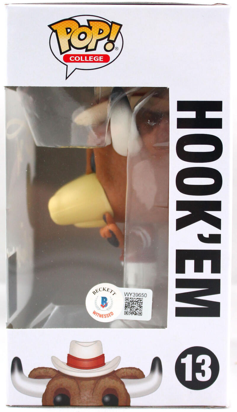 Ricky Williams Signed Longhorns Funko Pop Figurine #13 Heisman- Beckett W Holo