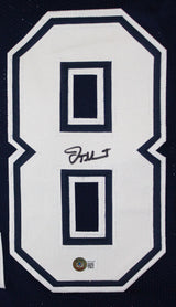 Jalen Tolbert Autographed Blue Pro Style Jersey-Beckett W Hologram *Black