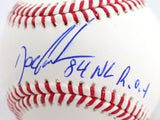 Doc Gooden Autographed Rawlings OML Baseball w/84 NL ROY-Beckett W Hologram