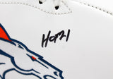 John Lynch Autographed Denver Broncos Logo Football w/HOF-Beckett W Hologram