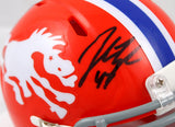 John Lynch Signed Denver Broncos 1966 Speed Mini Helmet *Front-Beckett W Holo