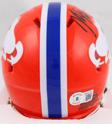 John Lynch Autographed Denver Broncos 1966 Speed Mini Helmet *Top-Beckett W Holo