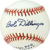 Bob Dillinger Autographed Official AL Baseball St. Louis Browns, Pittsburgh Pirates "Lifetime .306 Average" PSA/DNA #F61480