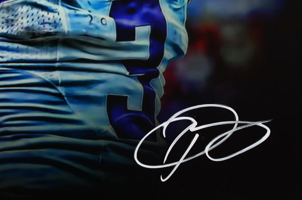 Odell Beckham Jr. Autographed LSU 16x20 Yelling Photo-Beckett W Hologram *White