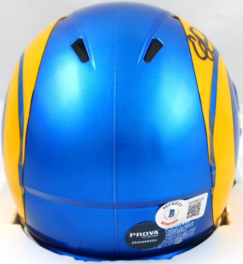 Eric Dickerson Signed Los Angeles Rams Speed Mini Helmet w/HOF-Beckett W Holo