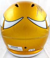 Adrian Peterson Signed Vikings F/S Flash Speed Helmet w/NFL MVP-Beckett W Holo