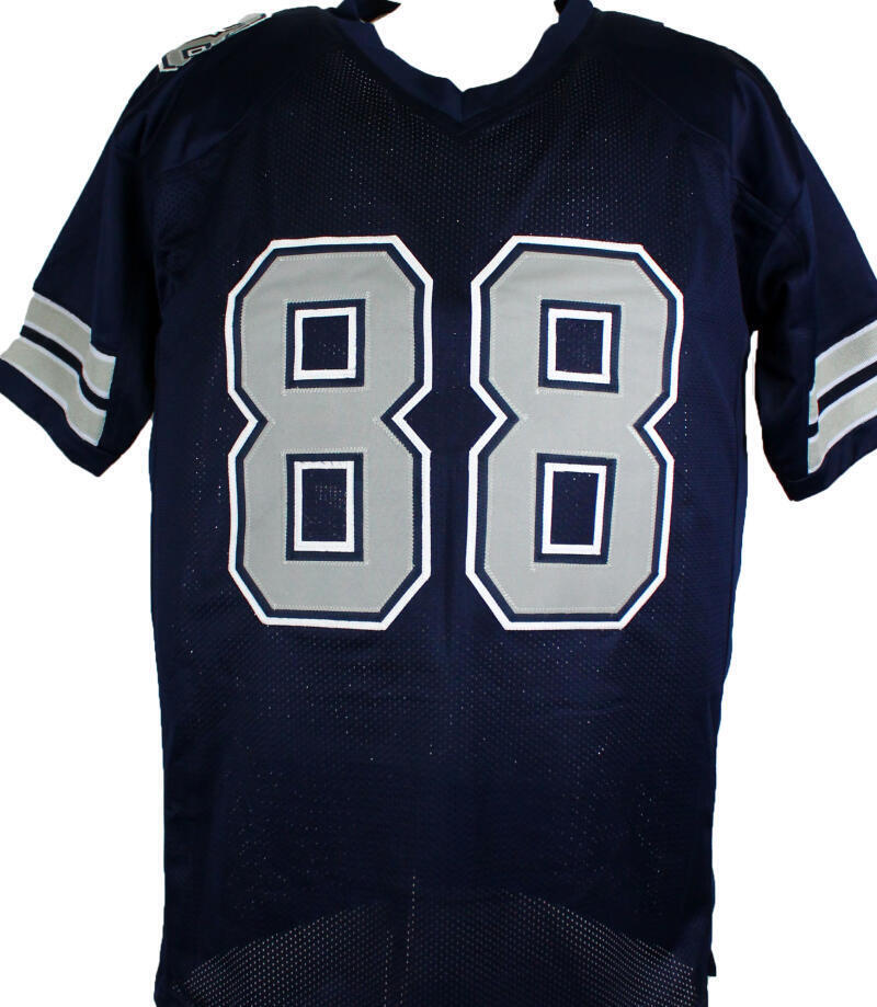 Drew Pearson Autographed Blue Pro Style Jersey w/ HOF *TM- Beckett W Hologram