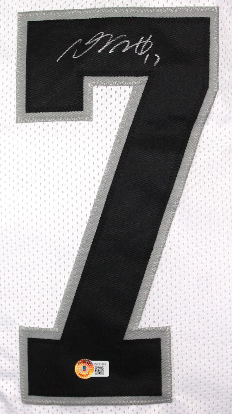 Davante Adams Autographed White Pro Style Jersey-Beckett W Hologram *Silver