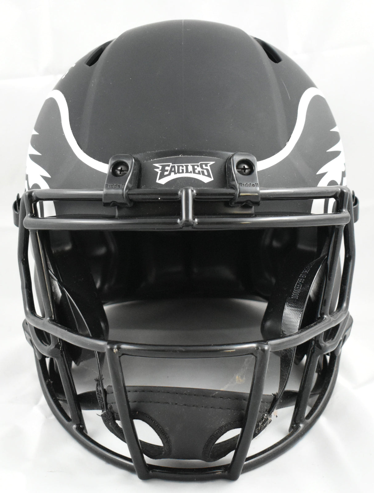 Eagles QB's Autographed Eagles F/S Eclipse Speed Authentic Helmet - Beckett W