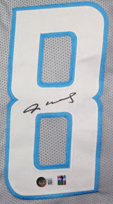 Jameson Williams Autographed Grey Pro Style Jersey #18- Beckett W Hologram