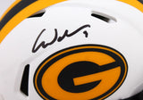 Christian Watson Signed Green Bay Packers Lunar Speed Mini Helmet-Beckett W Holo