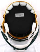 Christian Watson Autographed Green Bay Packers F/S Speed Helmet-Beckett W Holo
