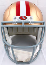 Elijah Mitchell Autographed San Francisco 49ers F/S Speed Helmet-Beckett W Holo