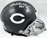 Dick Butkus Signed Chicago Bears 62-73 Speed Mini Helmet w/ HOF - Beckett W Holo