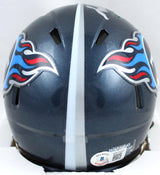 Treylon Burks Signed Tennessee Titans Speed Mini Helmet-Beckett W Hologram