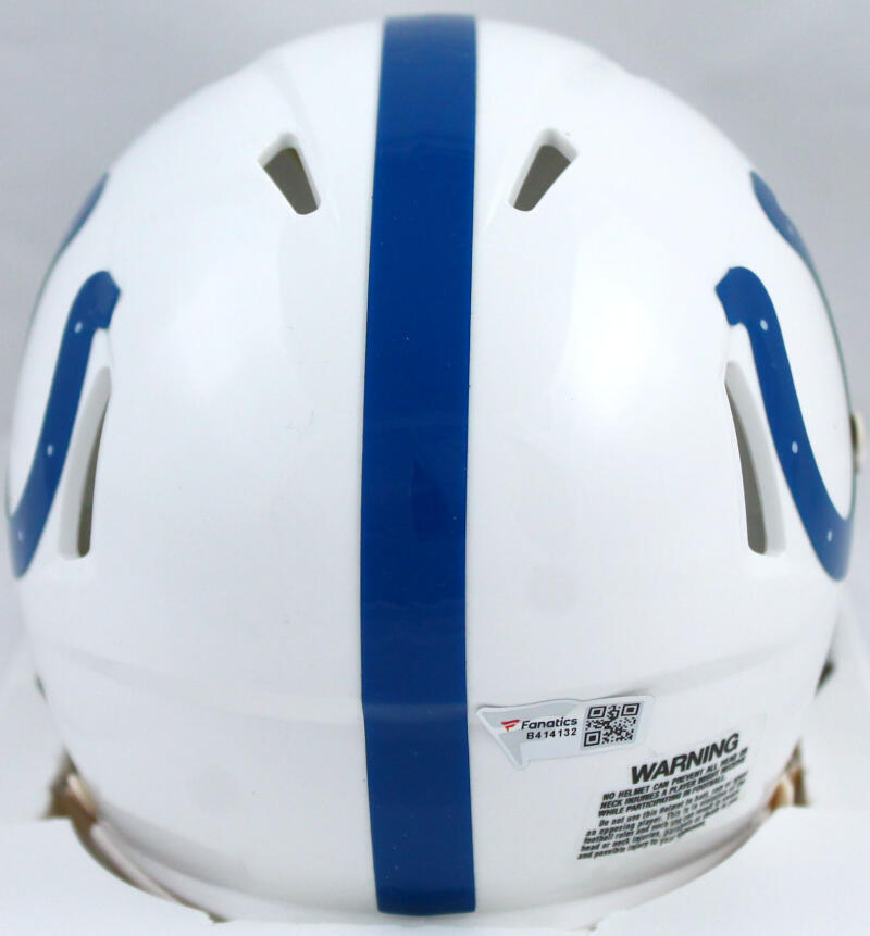Peyton Manning Autographed Indianapolis Colts Speed Mini Helmet-Fanatics *Black
