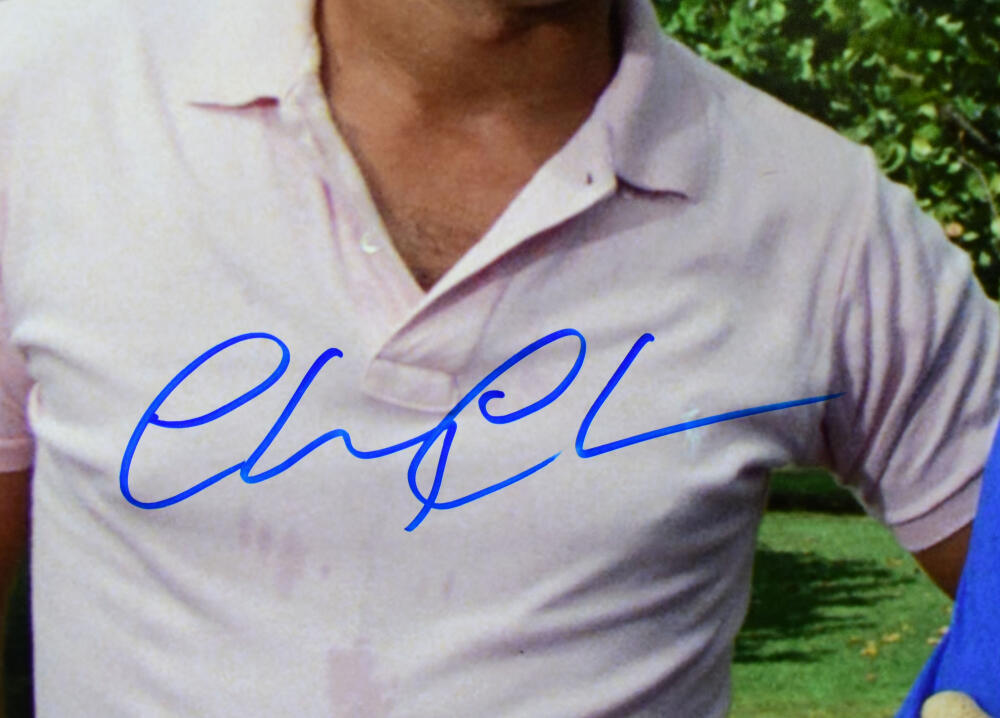Chevy Chase Autographed 16x20 Caddyshack Photo- Beckett W Hologram *Blue