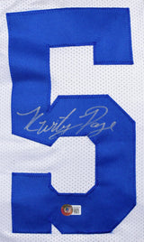 Kwity Paye Autographed White Pro Style Jersey *Full Name- Beckett W Hologram