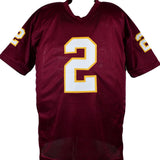 Deion Sanders Autographed Maroon College Style Jersey - Beckett W Hologram *2