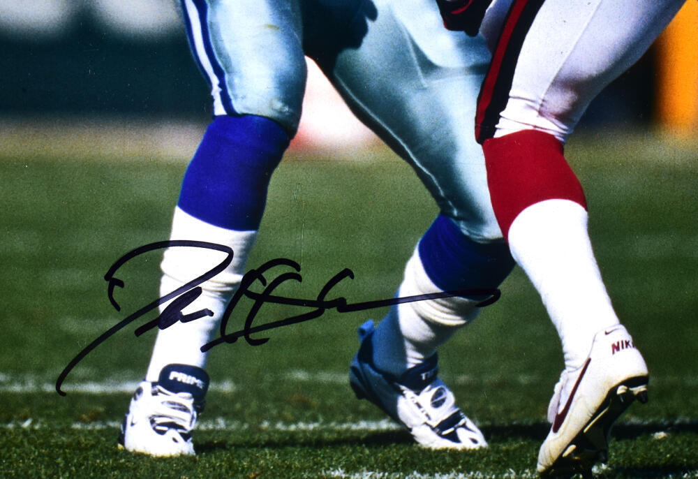 Deion Sanders Signed Dallas Cowboys 16x20 Face Off Photo - Beckett W Hologram
