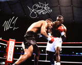 Buster Douglas Mike Tyson Signed 16x20 v. Tyson KO Photo w/Tyson KO #2-BAW Holo