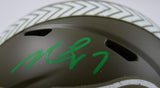 Michael Vick Signed Eagles Salute to Service Speed Mini Helmet- Beckett W Holo