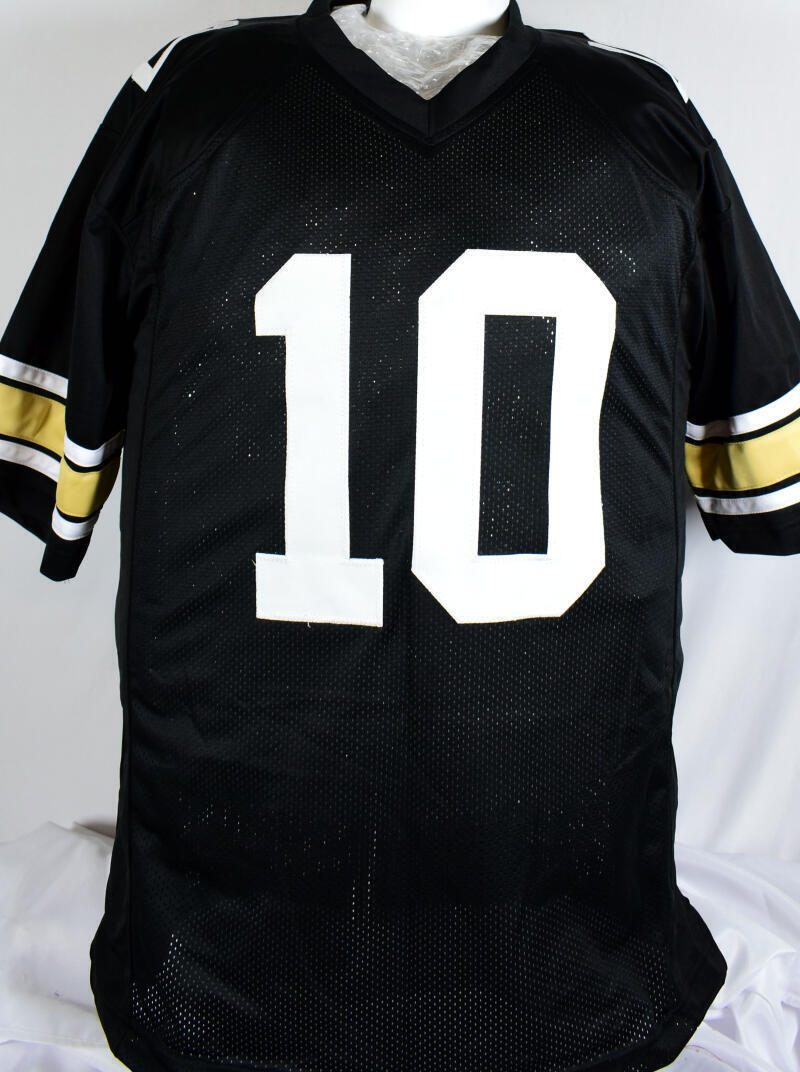 Kordell Stewart Autographed Black College Style Jersey- Beckett W Hologram