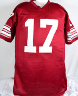 Mark Rypien Autographed Red College Style Jersey -Beckett W Hologram *Black