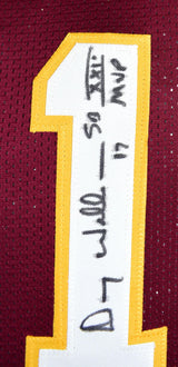 Rypien Riggins Williams Signed Maroon Pro Style Jersey w/SB MVP- Beckett W Holo