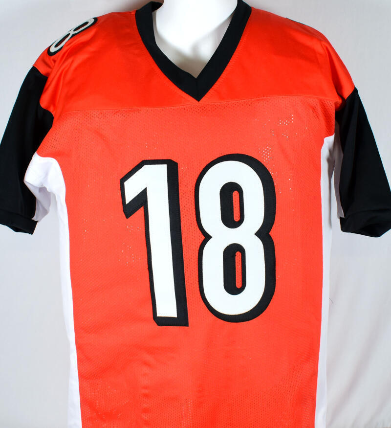 AJ Green Autographed Orange Pro Style Jersey-Beckett W Hologram *Black *1