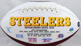 Barry Foster Autographed Pittsburgh Steelers Logo Football w/92 All Pro-Prova
