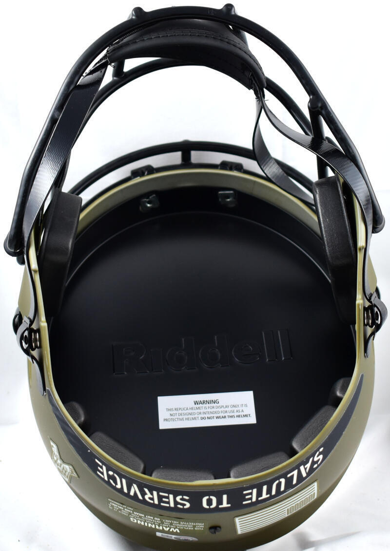 A.J. Brown Signed Eagles F/S Salute to Service Speed Helmet-Beckett W Hologram