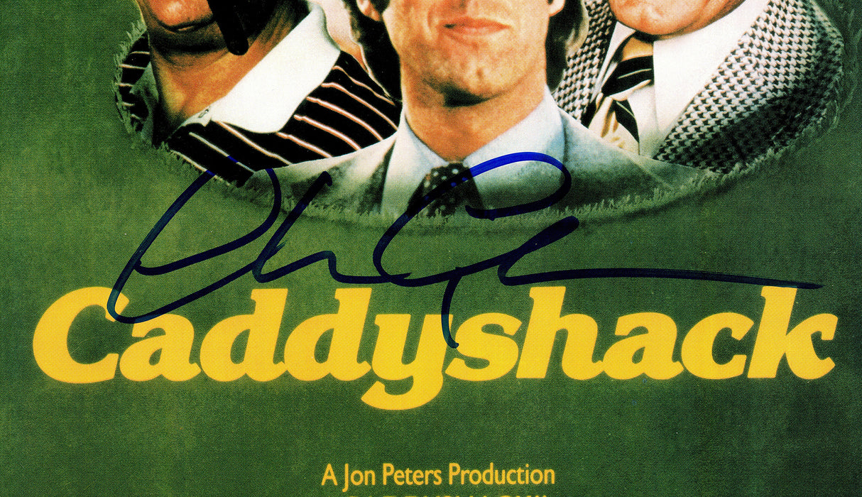 Chevy Chase Autographed Framed Caddyshack 11x17 Movie Poster Beckett BAS QR Stock #234592