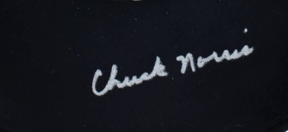 Chuck Norris Autographed Black Cowboy Hat - JSA W *Silver