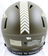 CeeDee Lamb Signed Cowboys F/S Salute to Service Speed Authentic Helmet-Fanatics