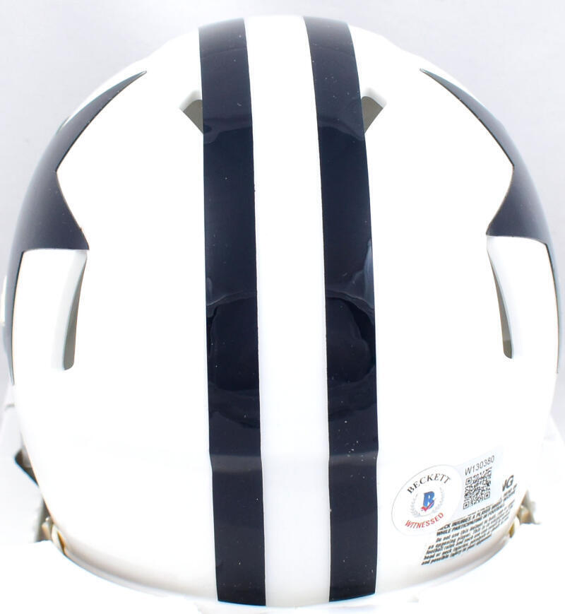 Dak Prescott Autographed Dallas Cowboys 60-63 Speed Mini Helmet-Beckett W Holo
