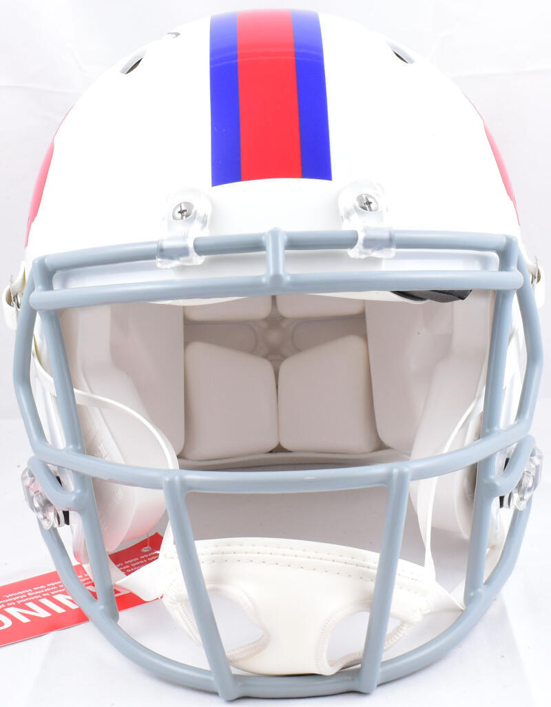 O.J. Simpson Autographed Bills F/S 65-73 Speed Authentic Helmet w/HOF - JSA W