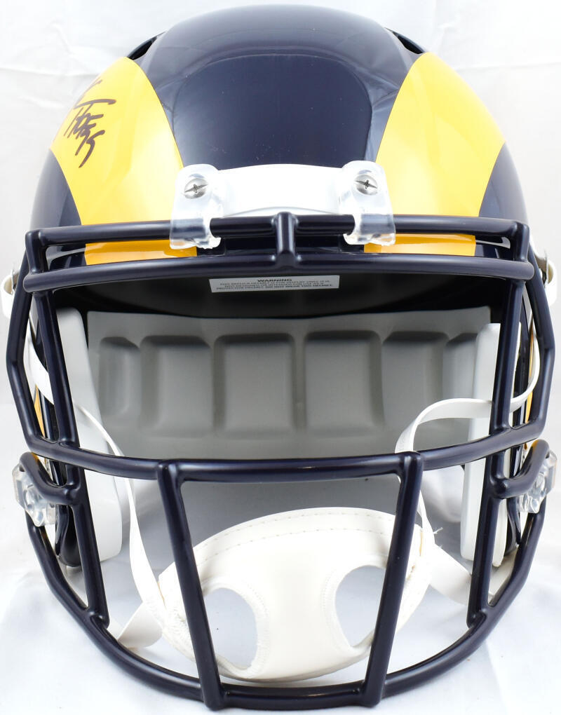 Eric Dickerson Autographed F/S Rams 81-99 Speed Helmet W/HOF- Beckett W Hologram