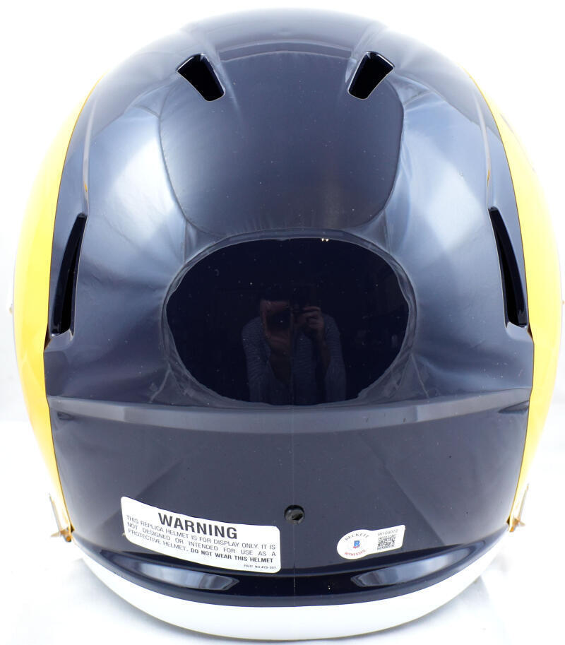 Eric Dickerson Autographed F/S Rams 81-99 Speed Helmet W/HOF- Beckett W Hologram