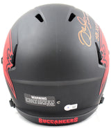 Mike Alstott Signed TB Bucs F/S Eclipse Speed Helmet w/Insc - Beckett W Holo