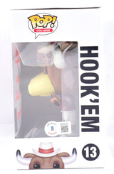 Vince Young Signed Longhorns Funko Pop Figurine #13 w/Natl Champs- Beckett W