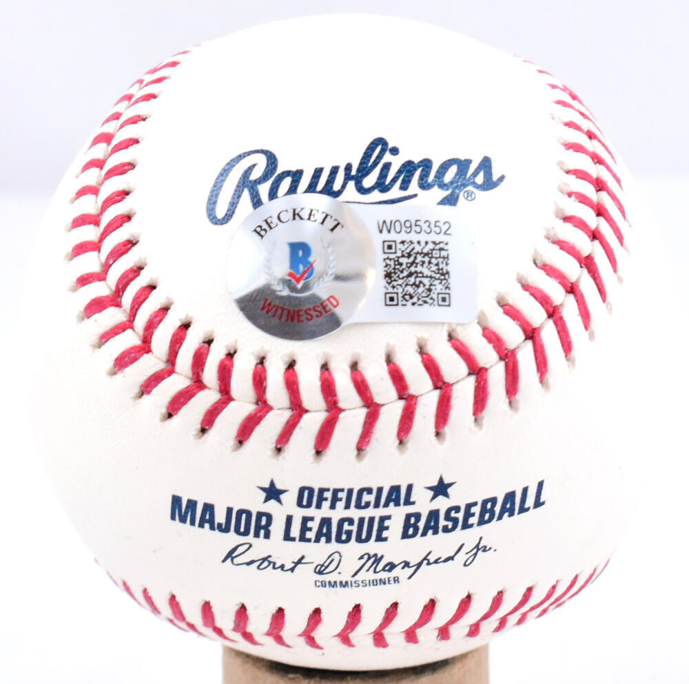 Vladimir Guerrero Sr. Signed Rawlings OML Baseball w/3 Inscriptions-BeckettWHolo