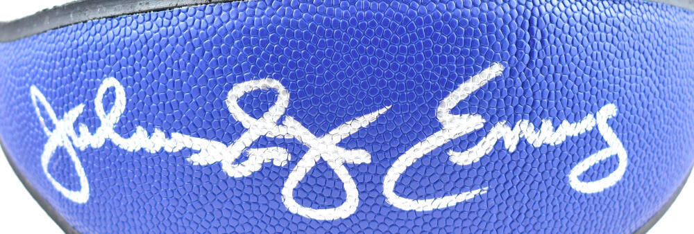 Julius Erving Autographed ABA Basketball- Beckett W Hologram *Silver