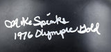Michael Spinks Autographed Black Everlast Boxing Glove w/Gold- Beckett W Holo *R