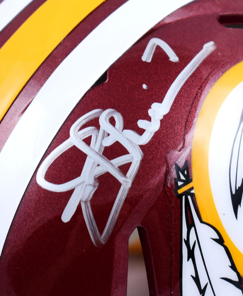 Joe Theismann Mark Rypien Signed WFT Speed Mini Helmet w/SB-Beckett W Hologram