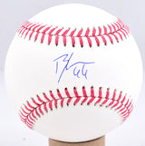 Bryan Abreu Autographed Rawlings OML Baseball - Tristar *Blue